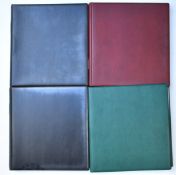 A mint GB stamps collection in four good quality Lindner stamps albums, high face value