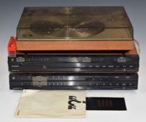 Bang & Olufsen Beogram 1202 turntable, Beolab 1700 amplifier and a Beomaster 1700 radio receiver