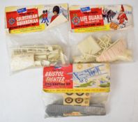 Three vintage Airfix 1:72 scale model kits comprising Bristol Fighter F.2B 1386, Life Guard