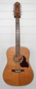 Crafter MD80-12/N, 12 string acoustic guitar, serial number 0208717S