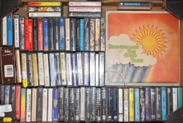 Cassettes - Approximately 85 cassettes including The Beatles, Queen, Pearl Jam, Pink Floyd, Led