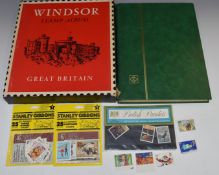 The Windsor GB stamp album from 1840 1d black and 2d blue to Queen Elizabeth II, mint and used