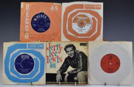 Approximately 110 singles, mostly 1960s, including The Beatles, The Rolling Stones, The Lovin'