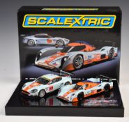 Scalextric Aston Martin Racing model slot car set limited edition 2132/5000, in original display