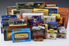 A collection of Corgi, Onyx, Matchbox and similar diecast model vehicles to include Damon Hill World