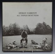 George Harrison - All Things Must Pass (STCH639) records appear Ex, poster unused, inners through