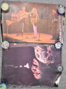 A quantity of 1970s Atlantic and Manticore records promotional posters by Traffic Printing,