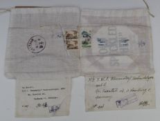 Two China PRC linen mail items to Hamburg, Germany