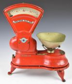 British Weighers and Slicers Ltd, Sheffield shop counter scales, with double sided scale, height