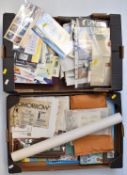 A large collection of GB and world stamps in albums, envelopes, loose, presentation packs, two