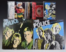 The Police - Six Pack (AMPP 6001), plus Can't Stand Losing You (AM 2147) badge shape picture disc,