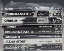 Dave Sim & Gerhard Cerebus The Aardvark books volumes 1-8 together with Cerebus Number Zero comic
