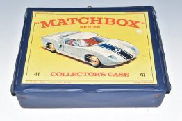 Matchbox Series Collector's Case 41 containing 48 diecast model vehicles.