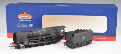 Bachmann 00 gauge BR Class 9F model railway locomotive 92189, 38-858, in original box.