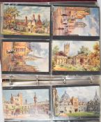 Approximately 100 H.B Winbush Raphael Tuck Oilette postcards, including Bournemouth, Plymouth,