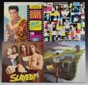 Approximately 120 albums including Elvis Presley, Now, Toyah, Saxon, Sha Na Na, 10cc, Rod Stewart,