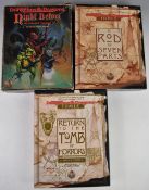 Three Advanced Dungeons & Dragons campaign settings comprising Tomes: The Rod of Seven Parts,