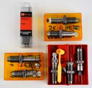 Eight shotgun or rifle cartridge re-loading dies including .243 Winchester and .308, all in original