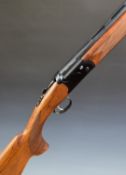 Kofs Sceptre 20 bore over and under ejector shotgun with chequered semi-pistol grip and forend,
