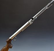BSA .177 under-lever air rifle with chequered semi-pistol grip and adjustable trigger and sights,