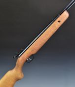 Weihrauch HW57 .22 under-lever air rifle with semi-pistol grip and adjustable trigger and sights,