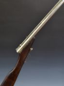 Benjamin Franklin Model E .177 in-line pump-action air rifle with alignment sights and nickel plated