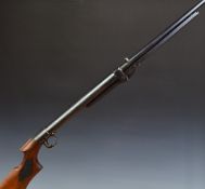 BSA Standard .22 under-lever air rifle with chequered and named semi-pistol grip, adjustable