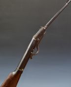 Gem type .22 air rifle with adjustable trigger and part octagonal barrel, serial number 51.
