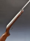 BSA Cadet .177 air rifle with semi-pistol grip, impressed logo to the stock and adjustable sights,