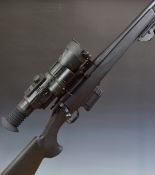 Howa Model 1500 .22-250 bolt-action rifle with composite stock, textured semi-pistol grip and