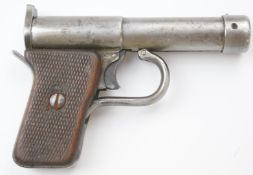 Tell II .177 air pistol with chequered wooden grips and fixed sights, NVSN.