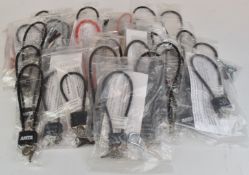 Forty-one BSA, Mosburg and AMTA gun locks or padlocks and keys.