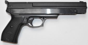 Gamo .177 target air pistol with chequered grip and adjustable trigger and sights, serial number