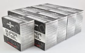 Two-hundred-and-twenty-five 12 bore Gamebore Super Steel 28g shotgun cartridges, in packing box