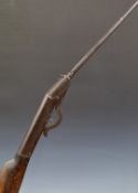 Gem type .177 air rifle with adjustable trigger and part octagonal barrel, serial number 28173.