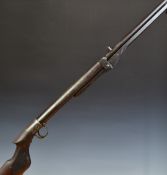 BSA Club Special No 4 .177 under-lever air rifle with chequered semi-pistol grip and adjustable
