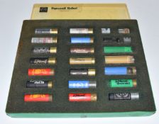 Rotweil Dynamit Nobel cutaway shotgun cartridge display, 25.5x30.5cm PLEASE NOTE THAT A VALID