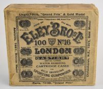 One-hundred Eley Brothers Ltd Gastight Metal Lines Water Resisting shotgun cartridge cases for