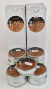 Thirty-one sealed tins of 500 JSB Match Diabolo Hades .177 air rifle pellets.