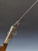 Friedrich Langenhan Gem type .177 air rifle with adjustable trigger, top flat stamped 'DRGM' and