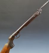 Oscar Will Tell style .177 air rifle with chequered semi-pistol grip, adjustable sights and