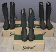Three pairs of Seeland Estate Vibram 18