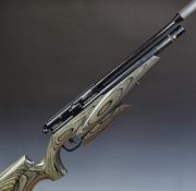 BSA Gold Star SE Regulated .177 PCP air rifle with show wood stock, semi-pistol grip, adjustable