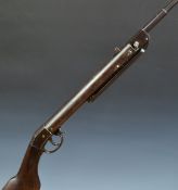 Haenel II DRP .177 air rifle with semi-pistol grip and adjustable sights and trigger, serial