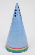 Clarice Cliff for Newport Pottery Bizarre sugar sifter, height 14cm