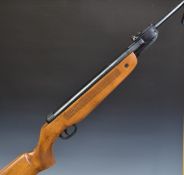 Edgar Brothers Hatsan Model 60 .22 air rifle with chequered semi-pistol grip and adjustable