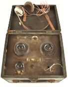 Air Ministry 5A/2334 radio set, with Siemens BBC headphones