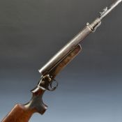 C G Bonehill The Improved Model Britannia .25 air rifle with top plate stamped 'The Improved Model