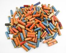 One-hundred-and-sixty mainly 12 and 20 bore paper cased collector's shotgun cartridges including
