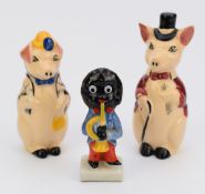 Wade prototype Robertson's jam advertising figure and Wade Mr & Mrs Pig